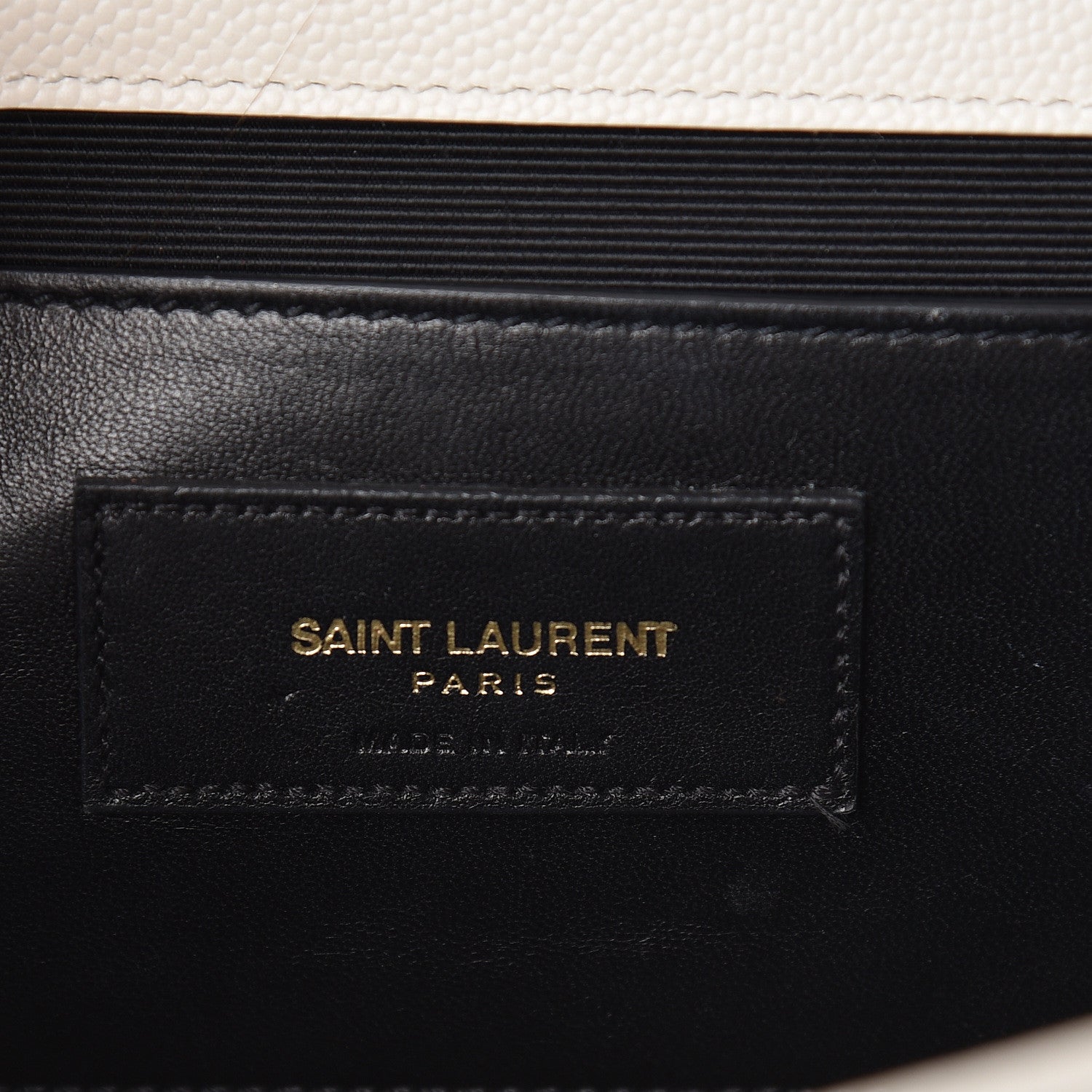 Saint Laurent Grain De Poudre Medium Classic Monogram Kate Satchel Porcellana 6 of 12