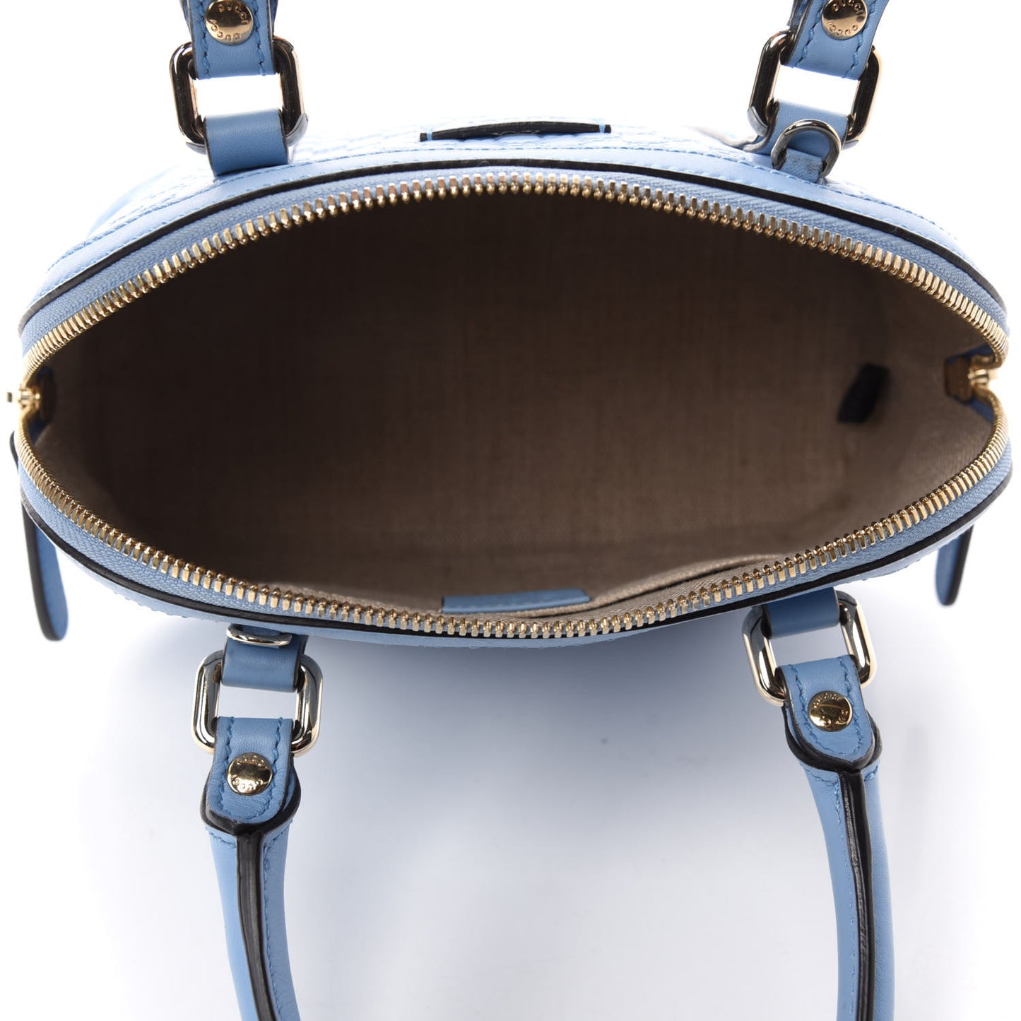 Microguccissima Mini Dome Bag Mineral Blue