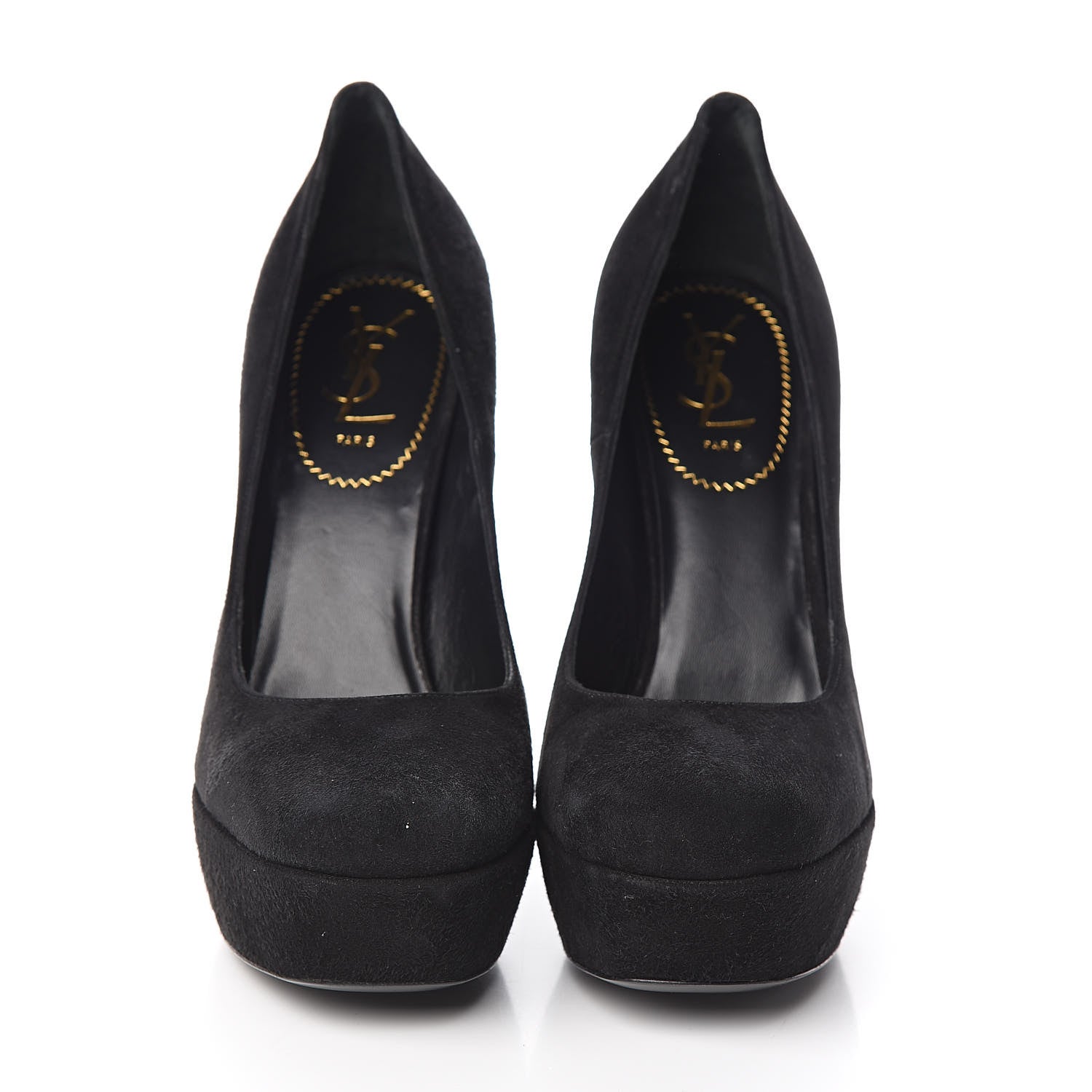 Saint Laurent Kid Scamosciato Lucy 105 Pumps 40 Black 2 of 8