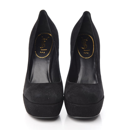 Saint Laurent Kid Scamosciato Lucy 105 Pumps 40 Black 2 of 8
