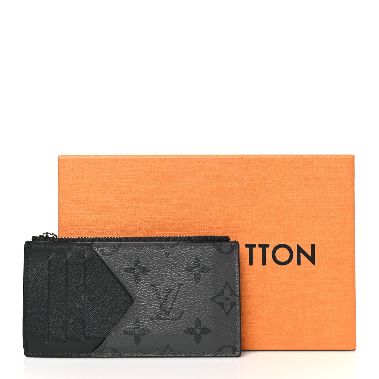 Reverse Monogram Eclipse Taiga Coin Card Holder