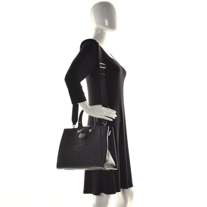 MCM Calfskin Ottomar Monogram Medium Essential Tote Black 2 of 14