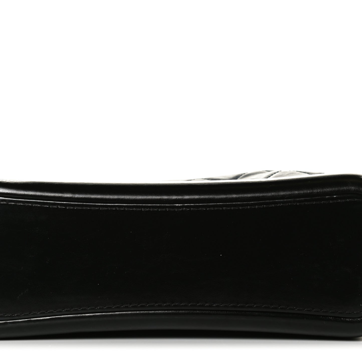 Aged Calfskin Quilted Medium Gabrielle Hobo Navy Black
