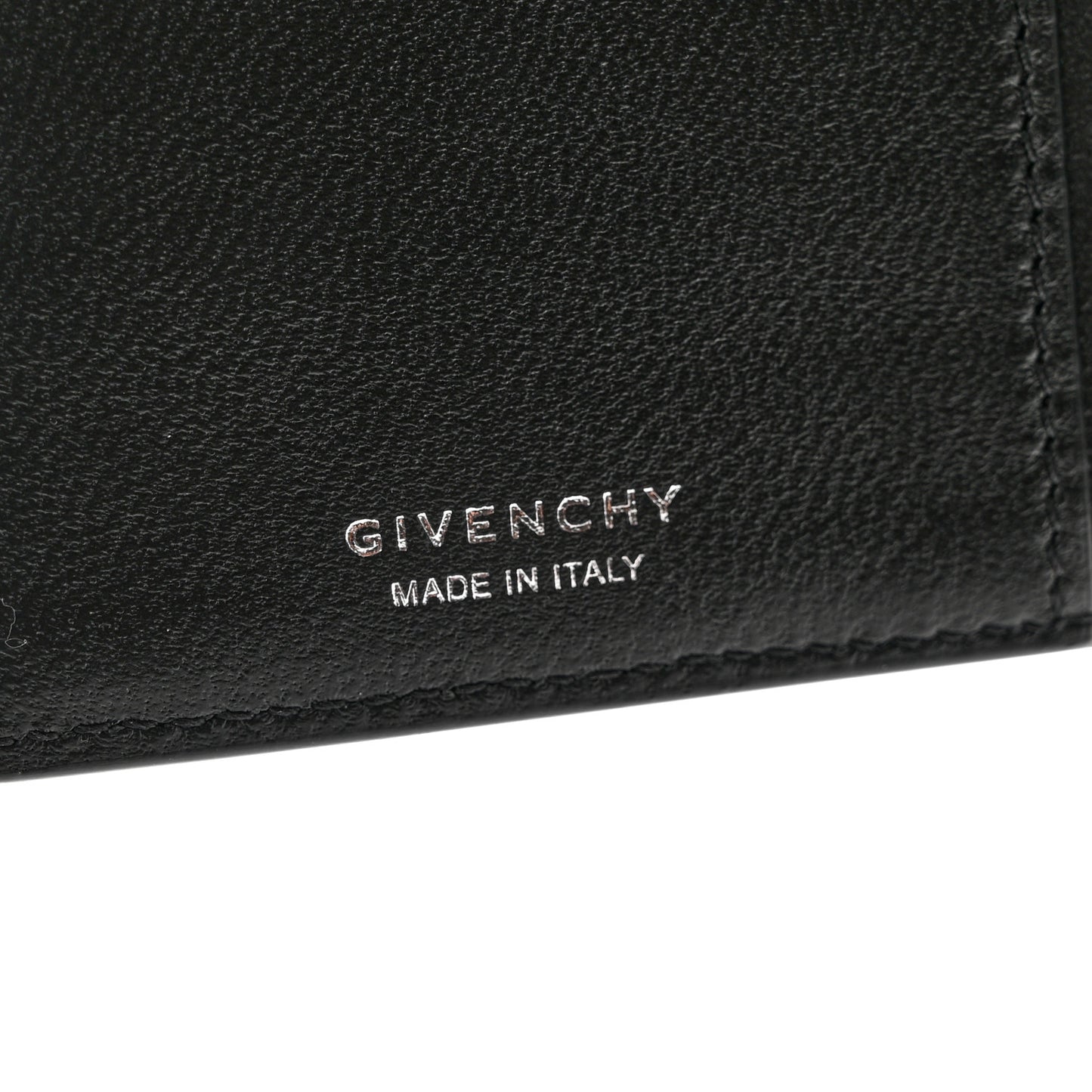 Calfskin 4G Embossed G-Essentials Bifold Wallet Black