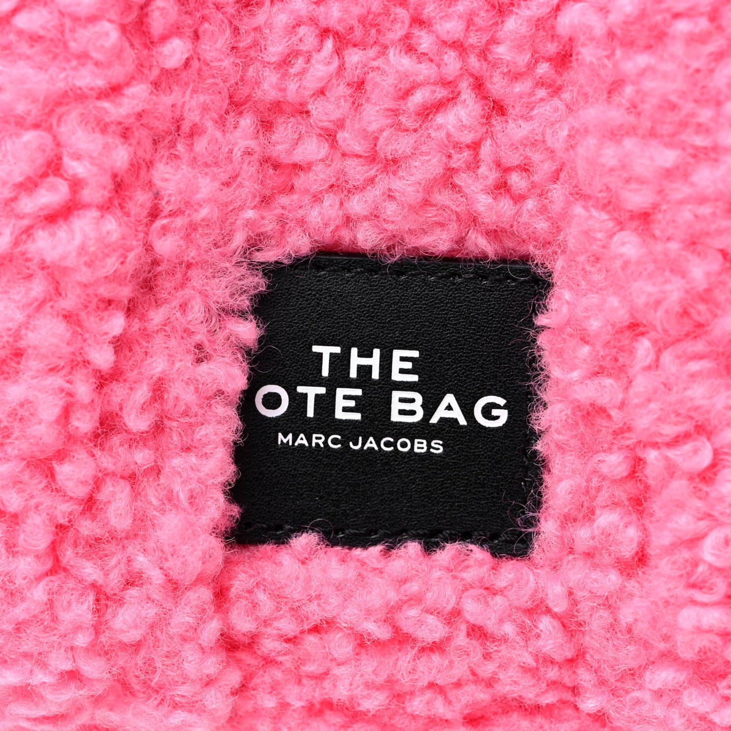 Polyester Cotton Mini The Teddy Traveler Tote Bag Pink