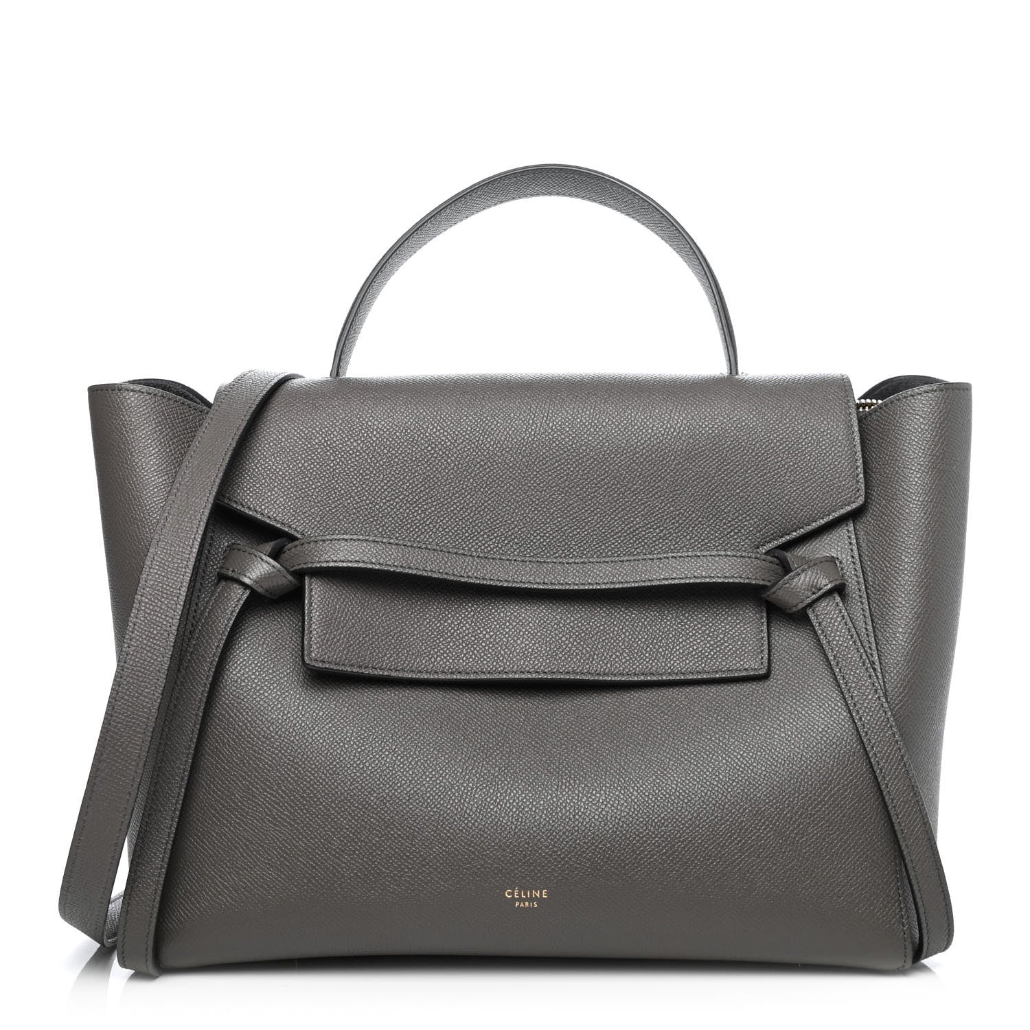 Celine Grained Calfskin Mini Belt Bag Grey 1 of 4