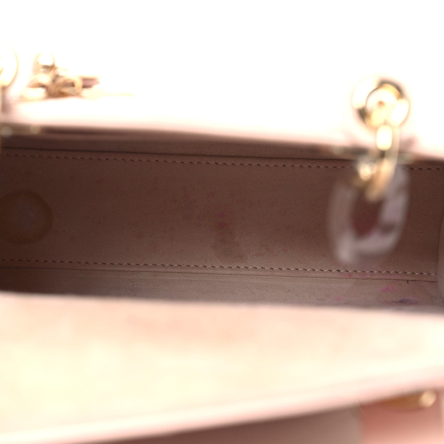 Lambskin Cannage Small My ABCDior Lady Dior Light Pink