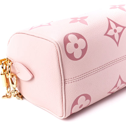 Louis Vuitton Empreinte Monogram Giant Speedy Bandouliere 20 Degrade Rose Pink 9 of 12