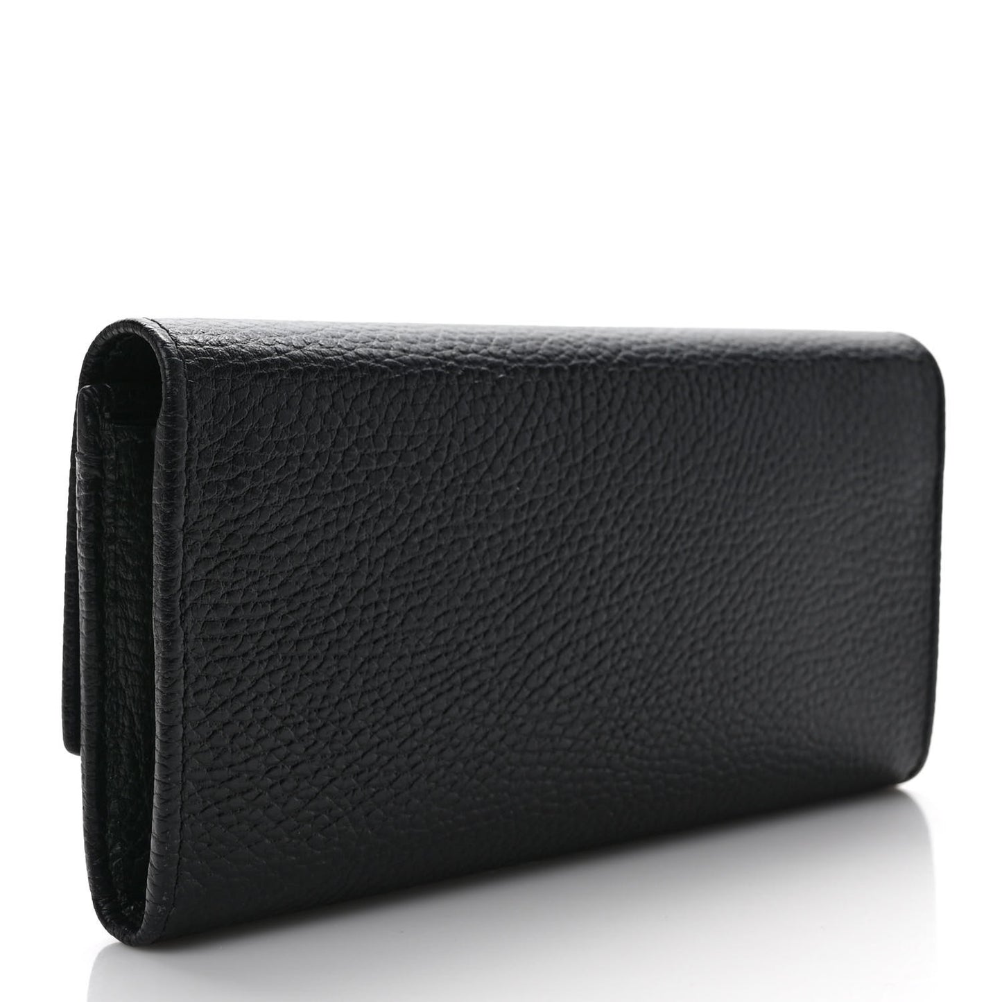 Dollar Calfskin GG Marmont Continental Wallet Black