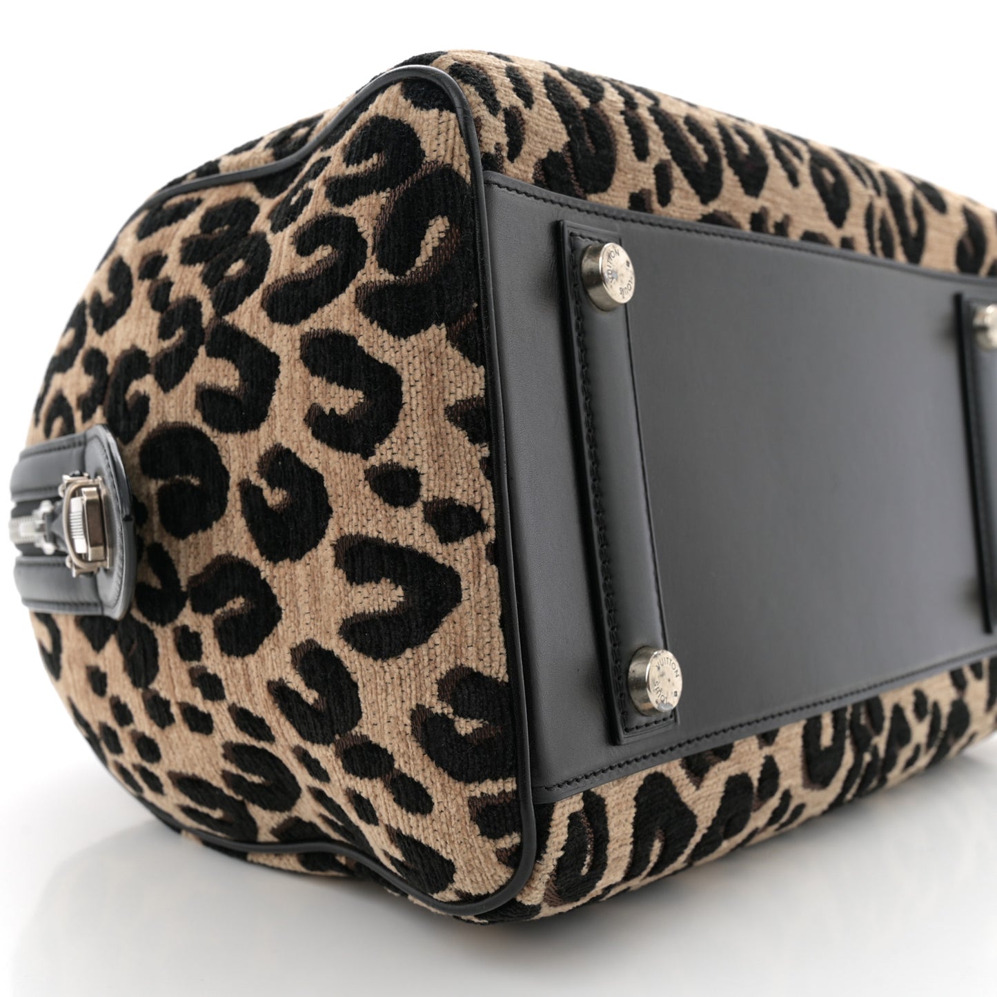 Jacquard Velvet Leopard Print Stephen Sprouse Speedy