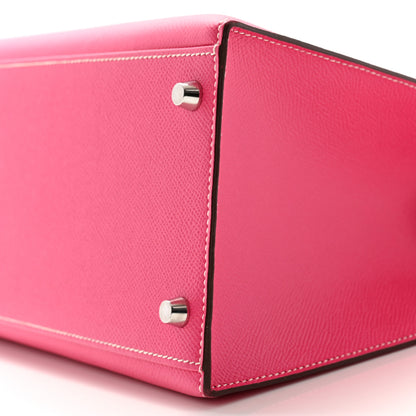 Hermes Epsom Kelly Sellier 35 Rose Tyrien 10 of 12