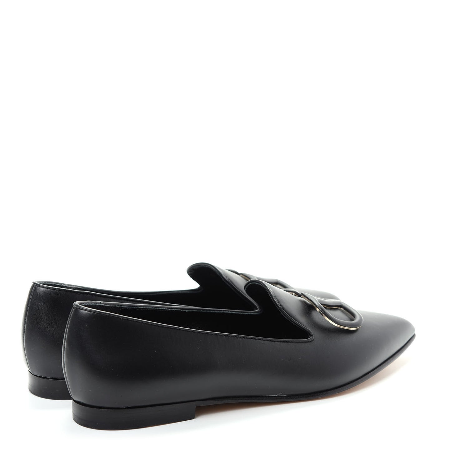 Nappa Vlogo Loafers 38 Black