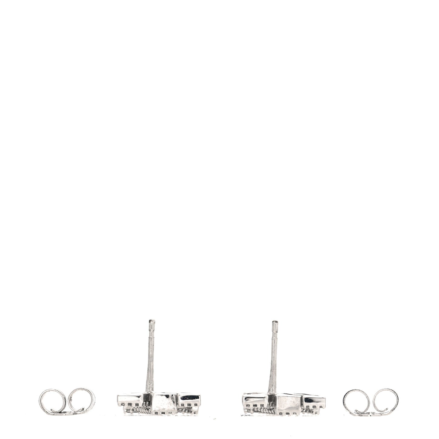 Crystal LV Iconic Earrings Silver