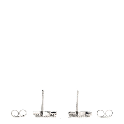 Louis Vuitton Crystal LV Iconic Earrings Silver 3 of 5