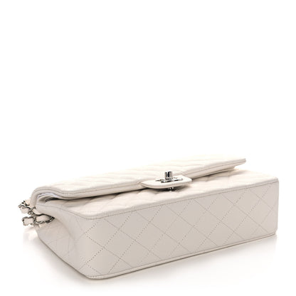 Chanel Caviar Quilted Medium Double Flap White 4 of 13