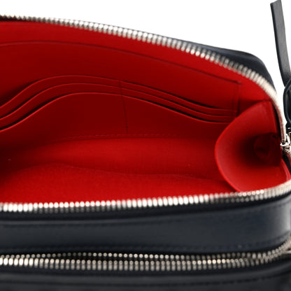 Christian Louboutin Empire Calfskin Gomme Spikes Loubitown Crossbody Loubi Navy 6 of 10