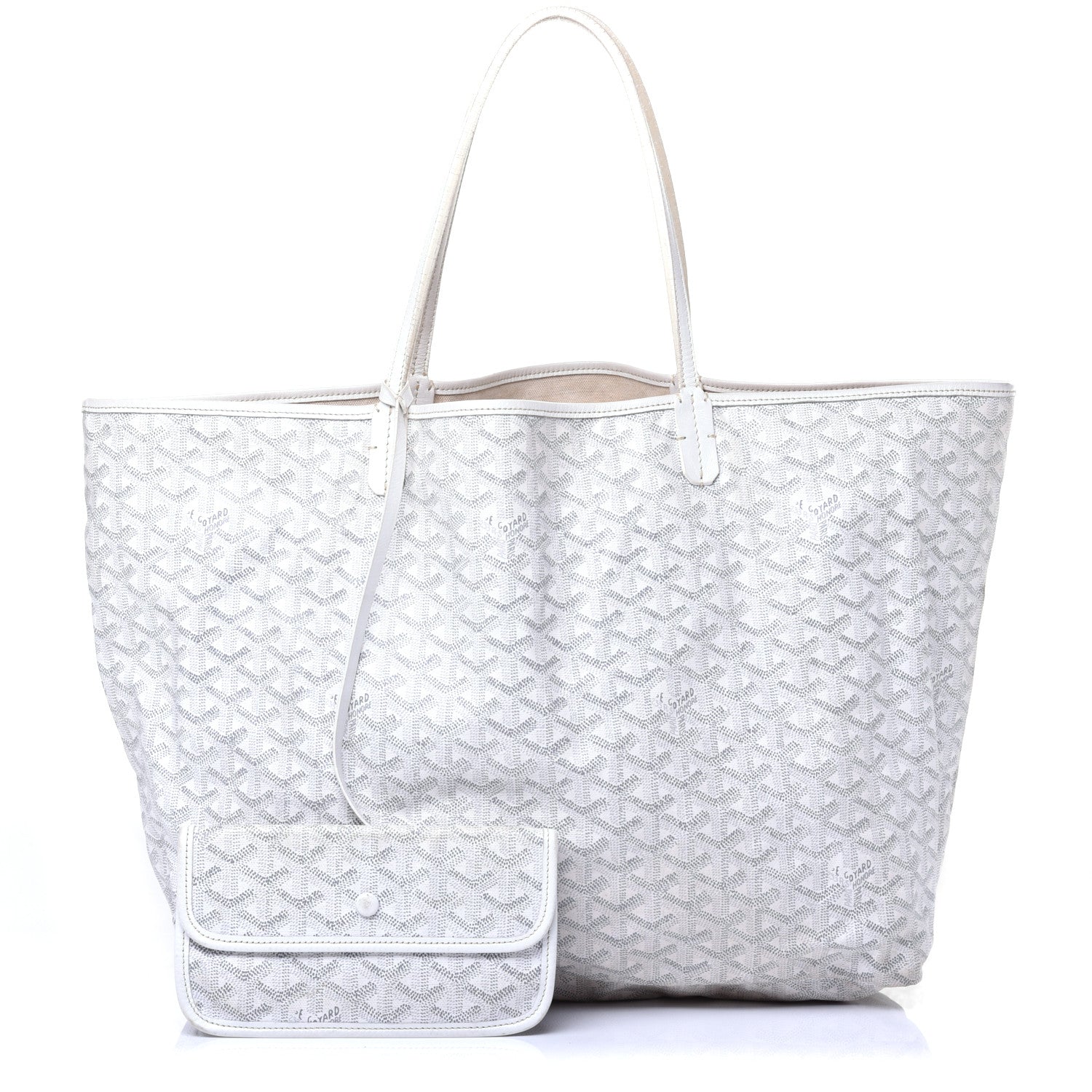 Goyard Goyardine Saint Louis GM White 1 of 8