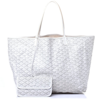 Goyard Goyardine Saint Louis GM White 1 of 8
