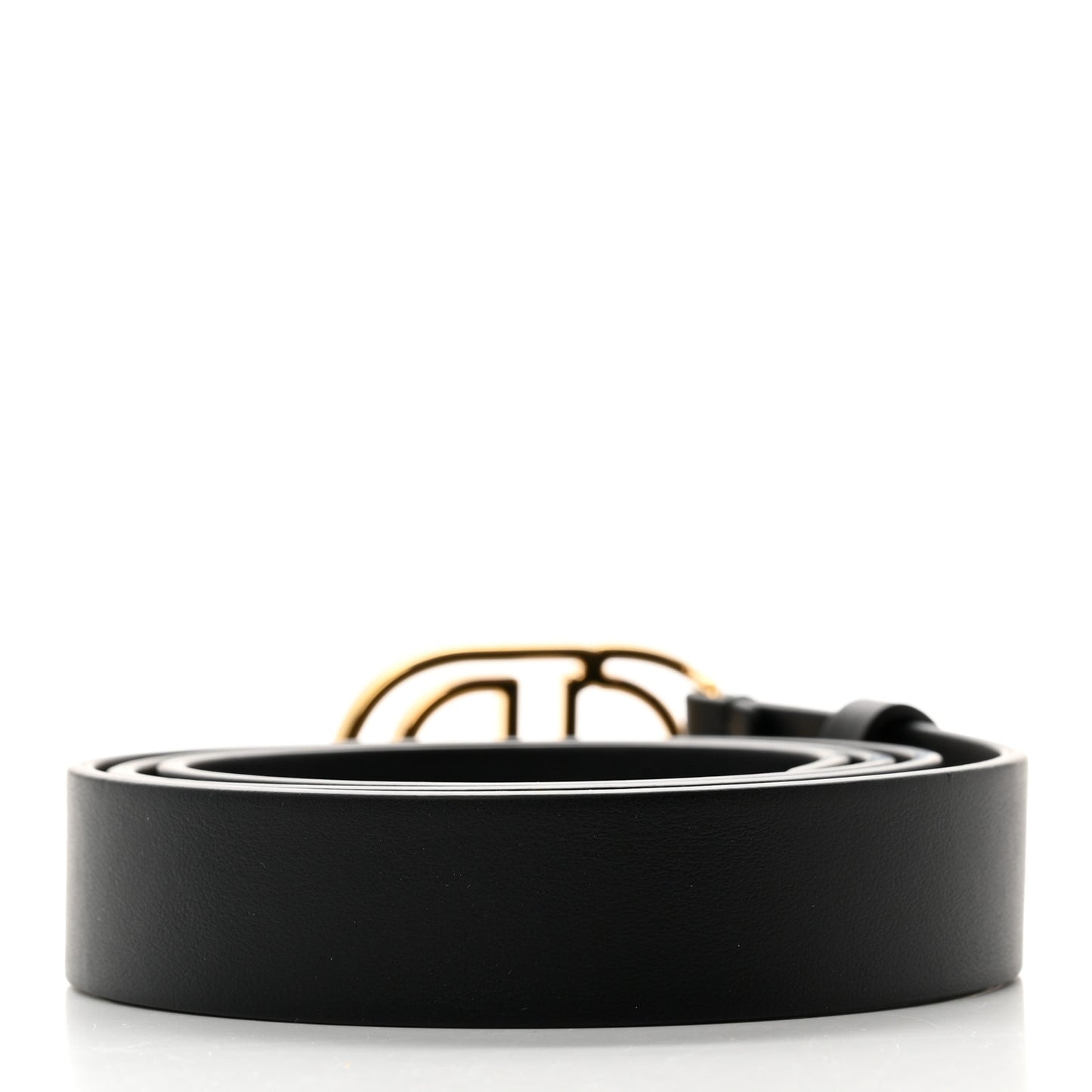 Calfskin CD Belt 85 Black