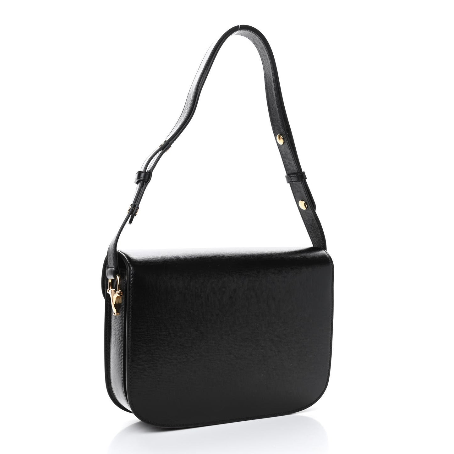Azalea Calfskin Horsebit 1955 Shoulder Bag Black