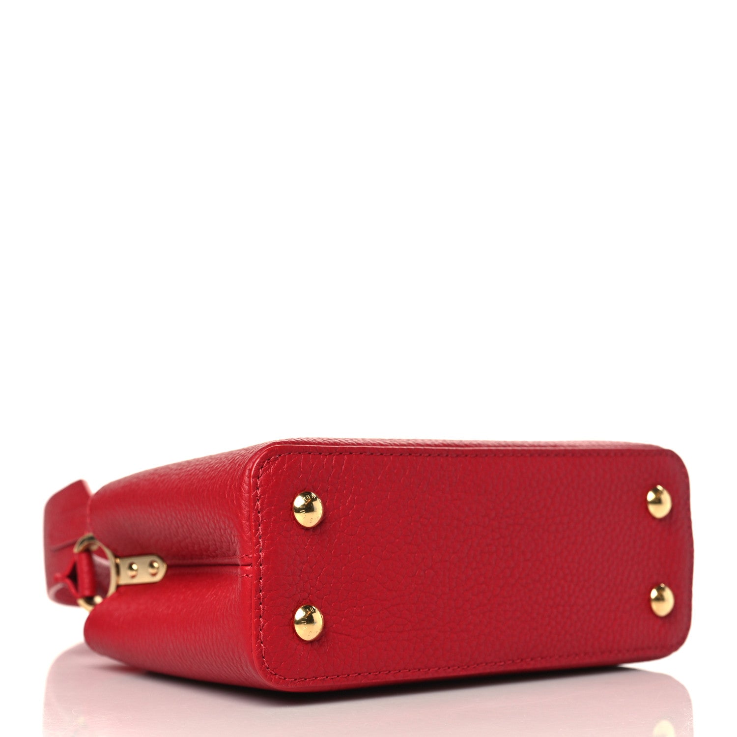 Louis Vuitton Taurillon Mini Capucines Scarlet 4 of 8
