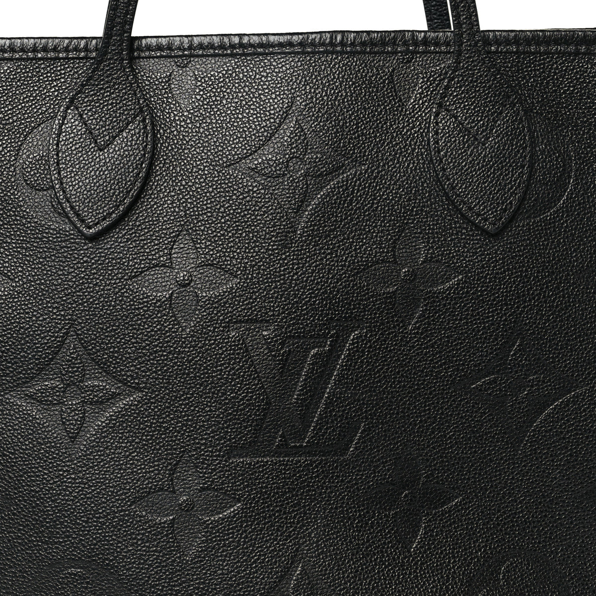 Louis Vuitton Empreinte Monogram Giant Neverfull MM Black 7 of 9
