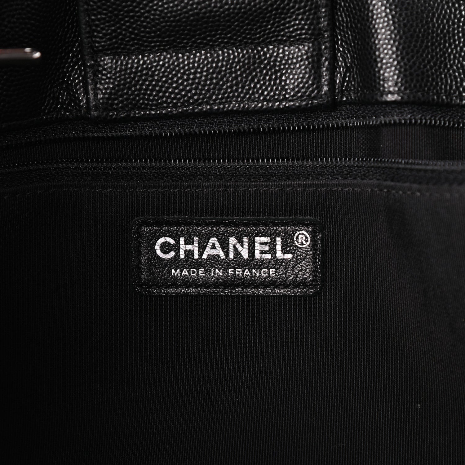 Chanel Caviar Quilted Large Classic Shopping Tote Black 6 of 10
