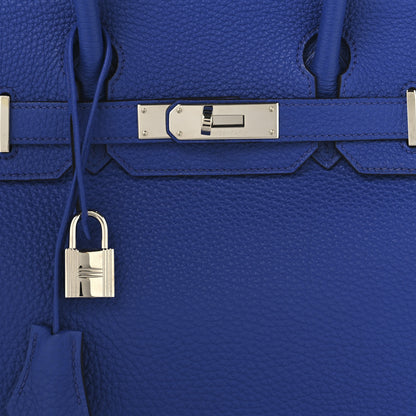 Hermes Togo BIRKIN 30 Bleu Electrique 8 of 12