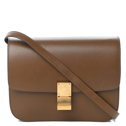 Celine Box Calfskin Medium Classic Box Flap Bag Camel 1 of 12