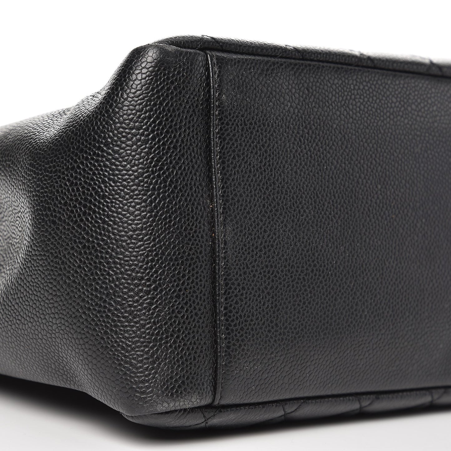Caviar Quilted Grand Shopping Tote GST Black