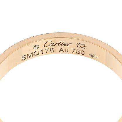 Cartier 18K Yellow Gold 3.5mm LOVE Wedding Band Ring 62 10 4 of 5