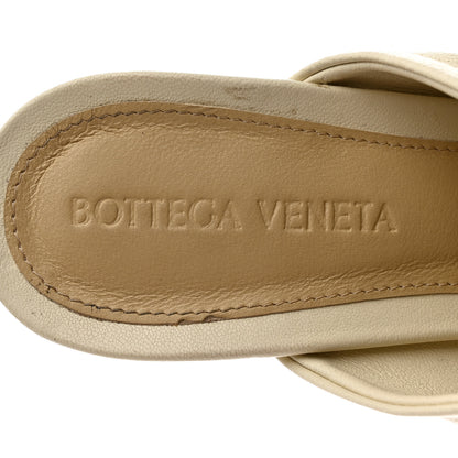 Bottega Veneta Nappa Stack Mule Sandals 37 Sea Salt 6 of 7