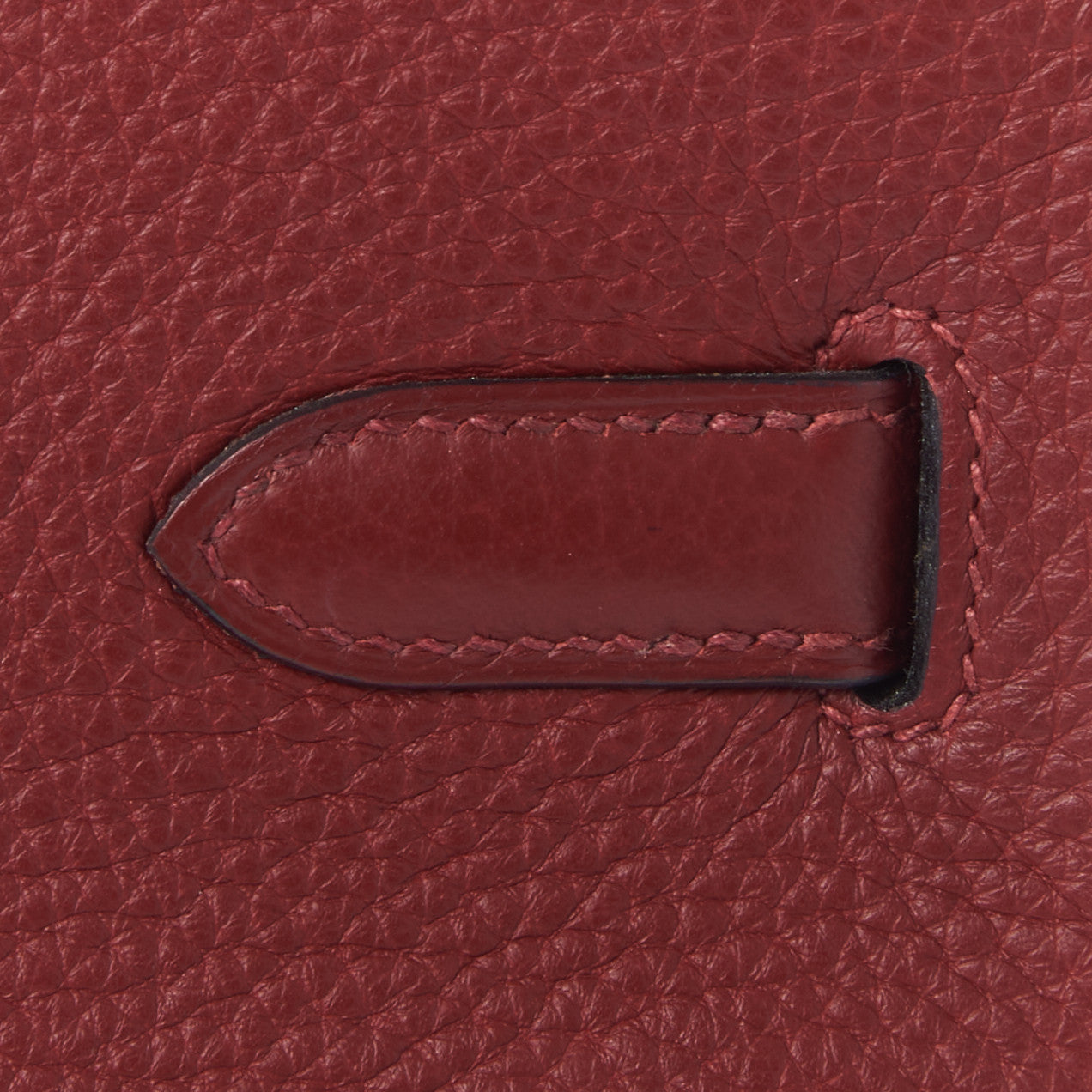 Taurillon Clemence Birkin 35 Rouge H