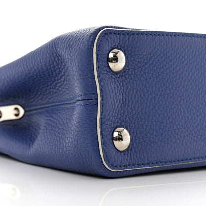 Louis Vuitton Taurillon Capucines BB Blue 9 of 12