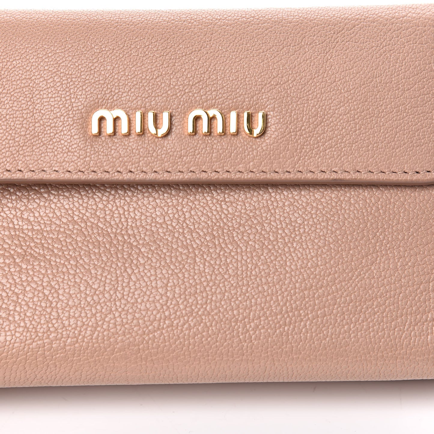 Goatskin Madras Flap Wallet Cammeo