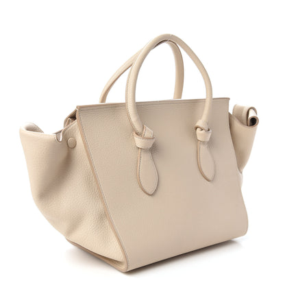 Celine Crisped Calfskin Mini Tie Knot Tote Chalk 3 of 9
