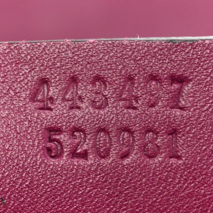 Gucci Velvet Matelasse Small GG Marmont Shoulder Bag Fuchsia Violet Cyclamen 7 of 18