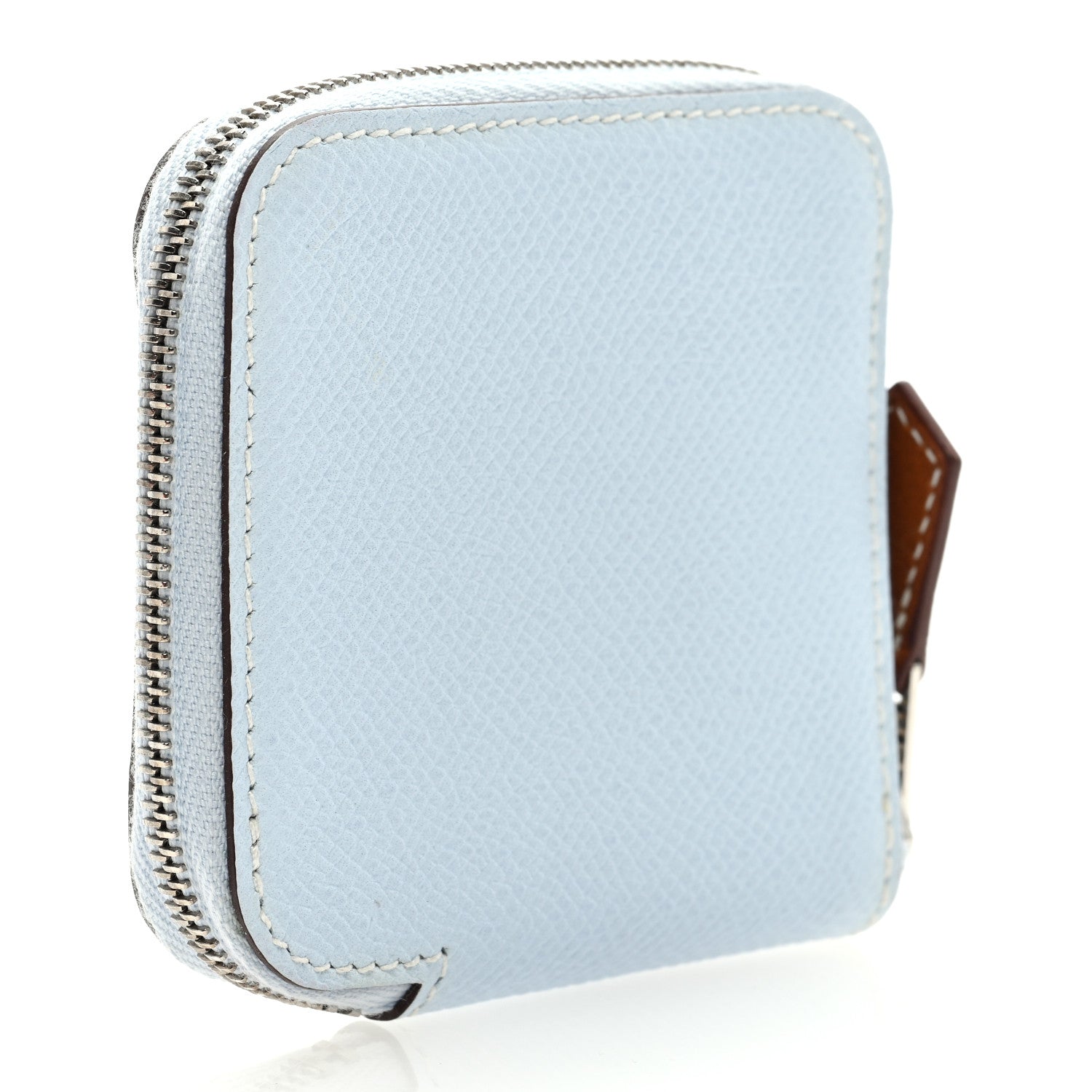 Hermes Epsom Silk'In Coin Purse Bleu Brume 3 of 7
