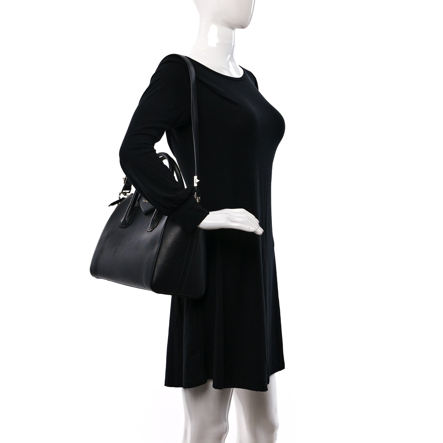 Sugar Goatskin Small Antigona Black
