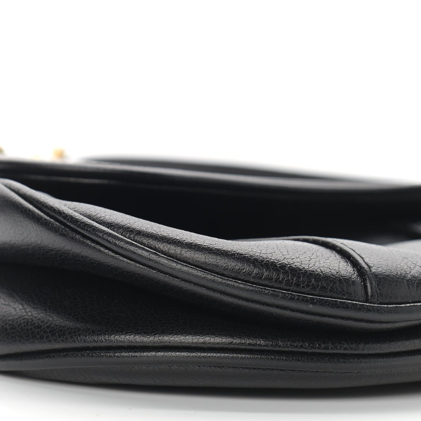 Calfskin Saddle Bag Black