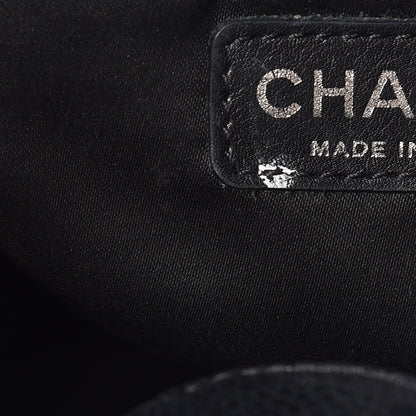 Chanel Caviar Quilted Petit Shopping Tote PST Black 8 of 13