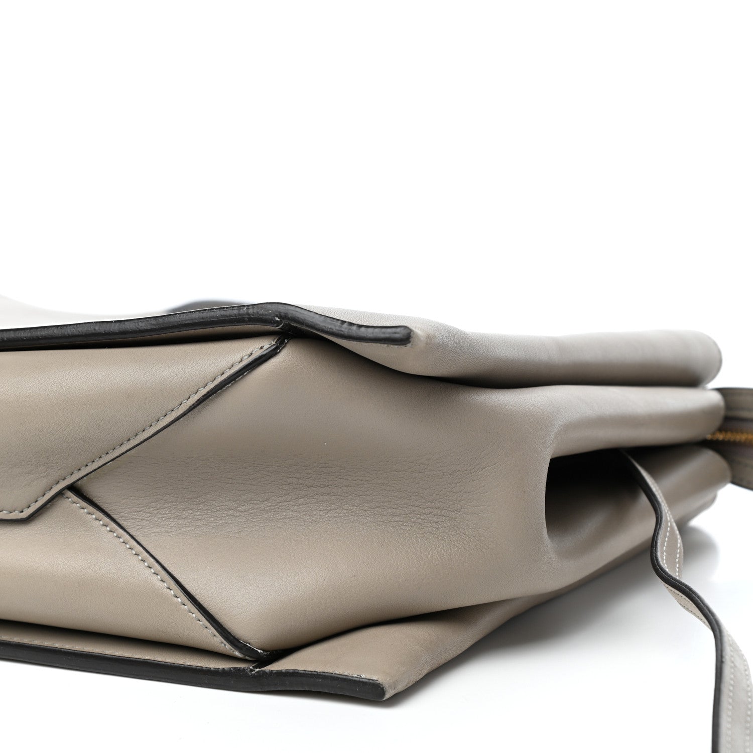 Celine Smooth Calfskin Medium Tri-Fold Bag Souris 8 of 9