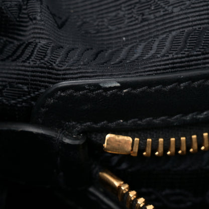 Prada Tessuto Nylon Soft Calf Tote Black 11 of 16