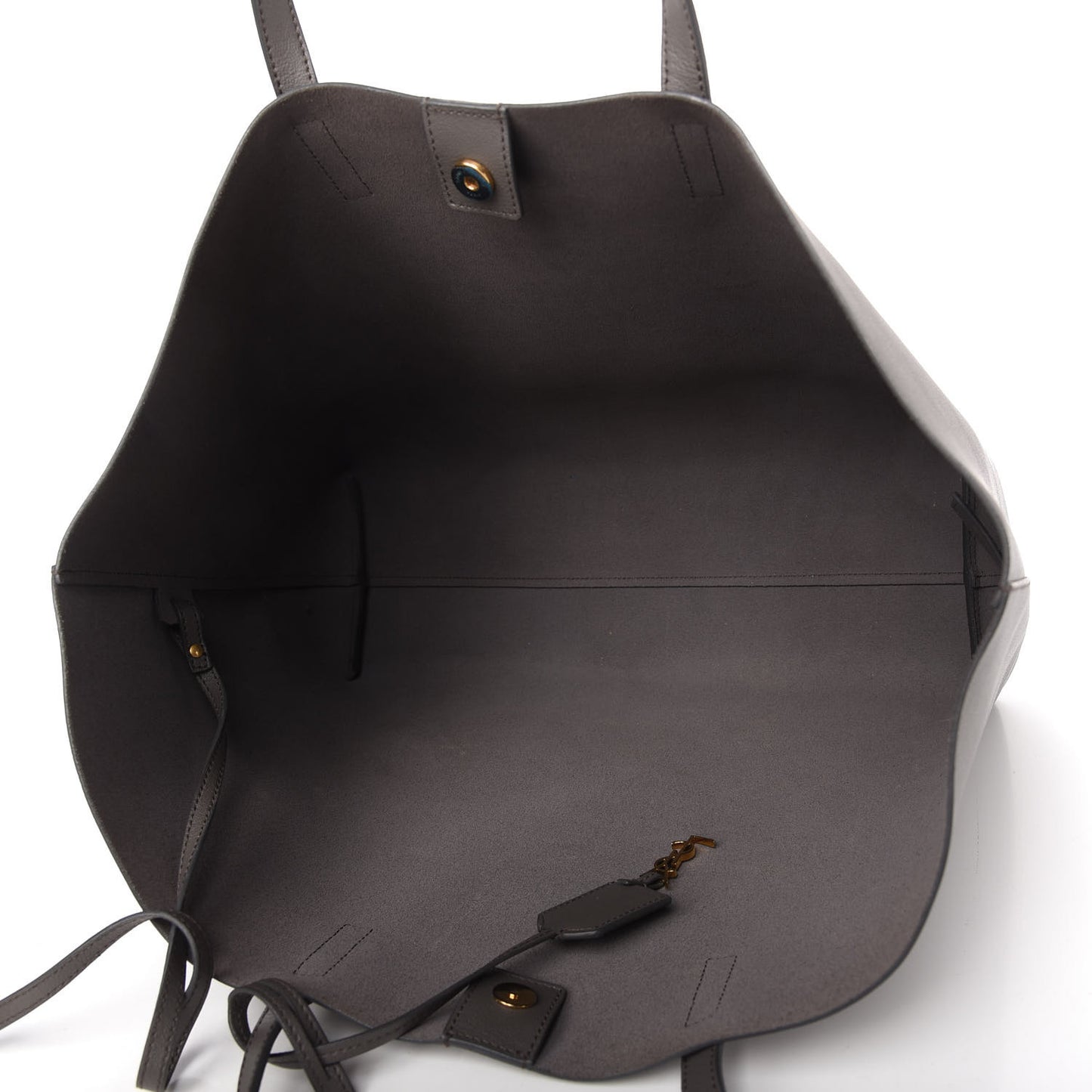 Calfskin Large Shopping Tote Earth