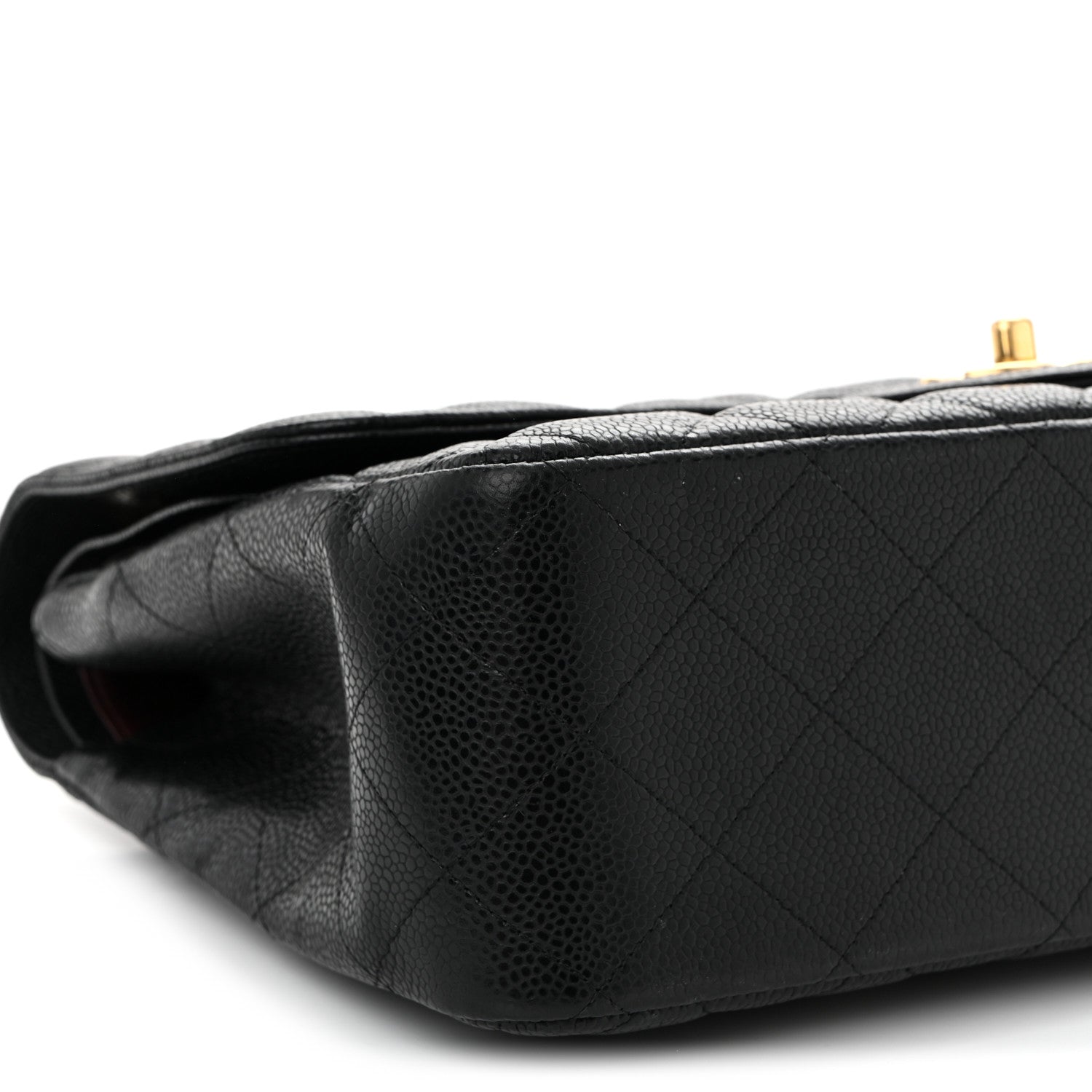 Chanel Caviar Quilted Jumbo Double Flap Black 9 of 11