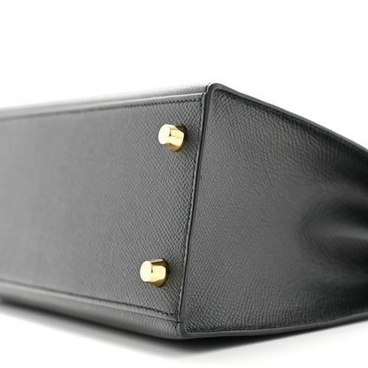 Hermes Epsom Kelly Sellier 25 Black 10 of 10