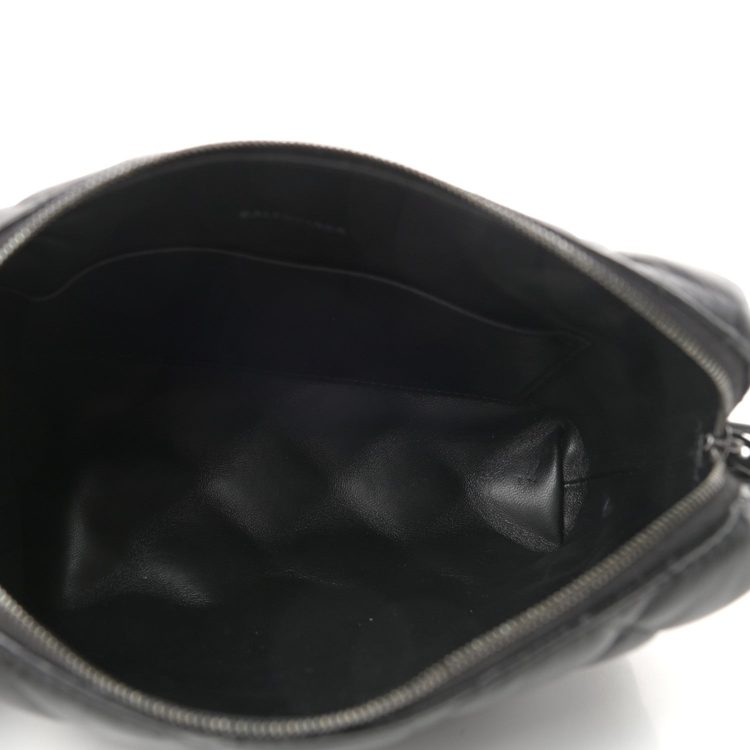 Balenciaga Nappa Calfskin Quilted Touch B Camera Shoulder Bag Black 5 of 9