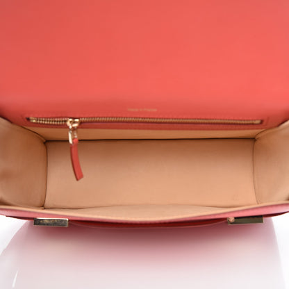 Delvaux Calfskin PM Madame Shoulder Bag Coral 5 of 9