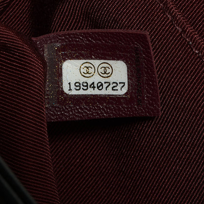 Chanel Velvet Quilted Medium Boy Flap Black 8 of 9