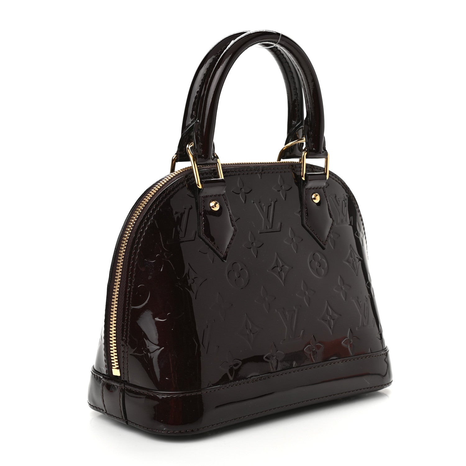 Louis Vuitton Vernis Alma BB Amarante 3 of 9